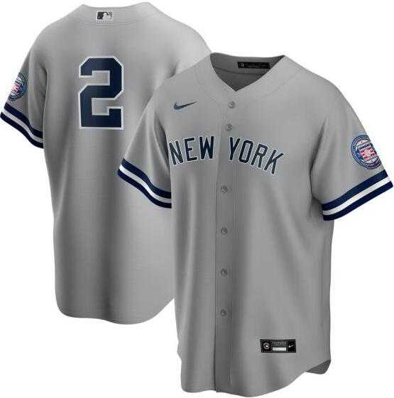 Yankees 2 Derek Jeter Gray Nike 2020 Nike Hall of Fame Induction Cool Base Jersey Dzhi,We sell and wholesale Yankees 2 Derek Jeter Gray Nike 2020 Nike Hall of Fame Induction Cool Base Jersey Dzhi on line form chian!